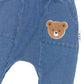 Huxbaby Huxbear Knit Denim Crop Crotch Pant
