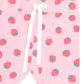 Huxbaby Strawberry Print Rib Bike Short