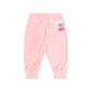 Huxbaby Cherry Embroidery Velour Trackpant