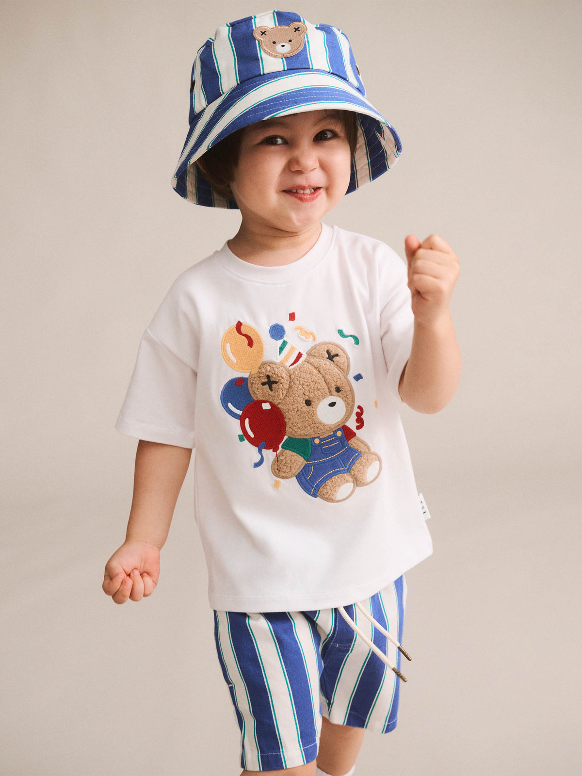 Huxbaby Tropical Stripe Drawcord Short