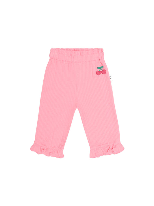 Huxbaby Cherry Embroidery Frill Pant