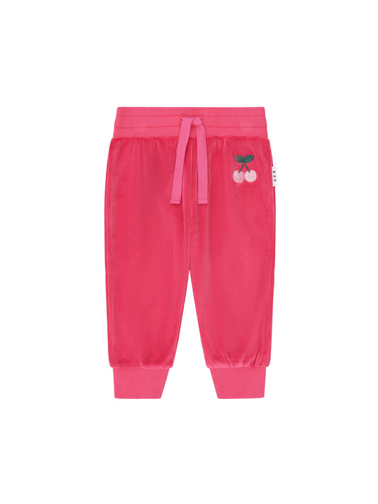 Huxbaby Very Cherry Velour Trackpant
