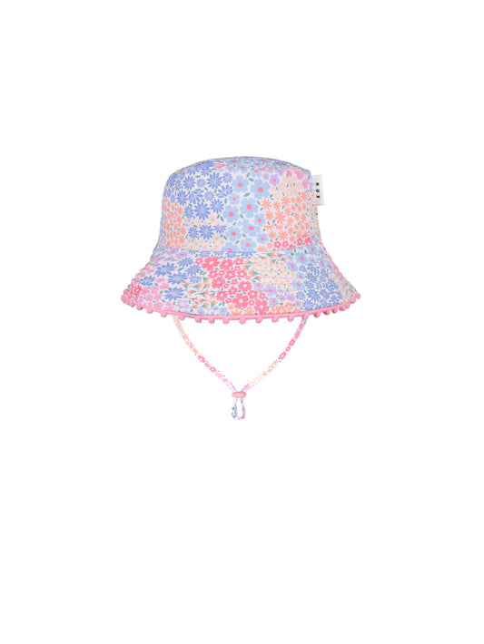 Huxbaby Reversible Swim Hat Floral Bloom