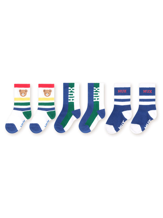 Huxbaby Boys Sports Socks 3pk