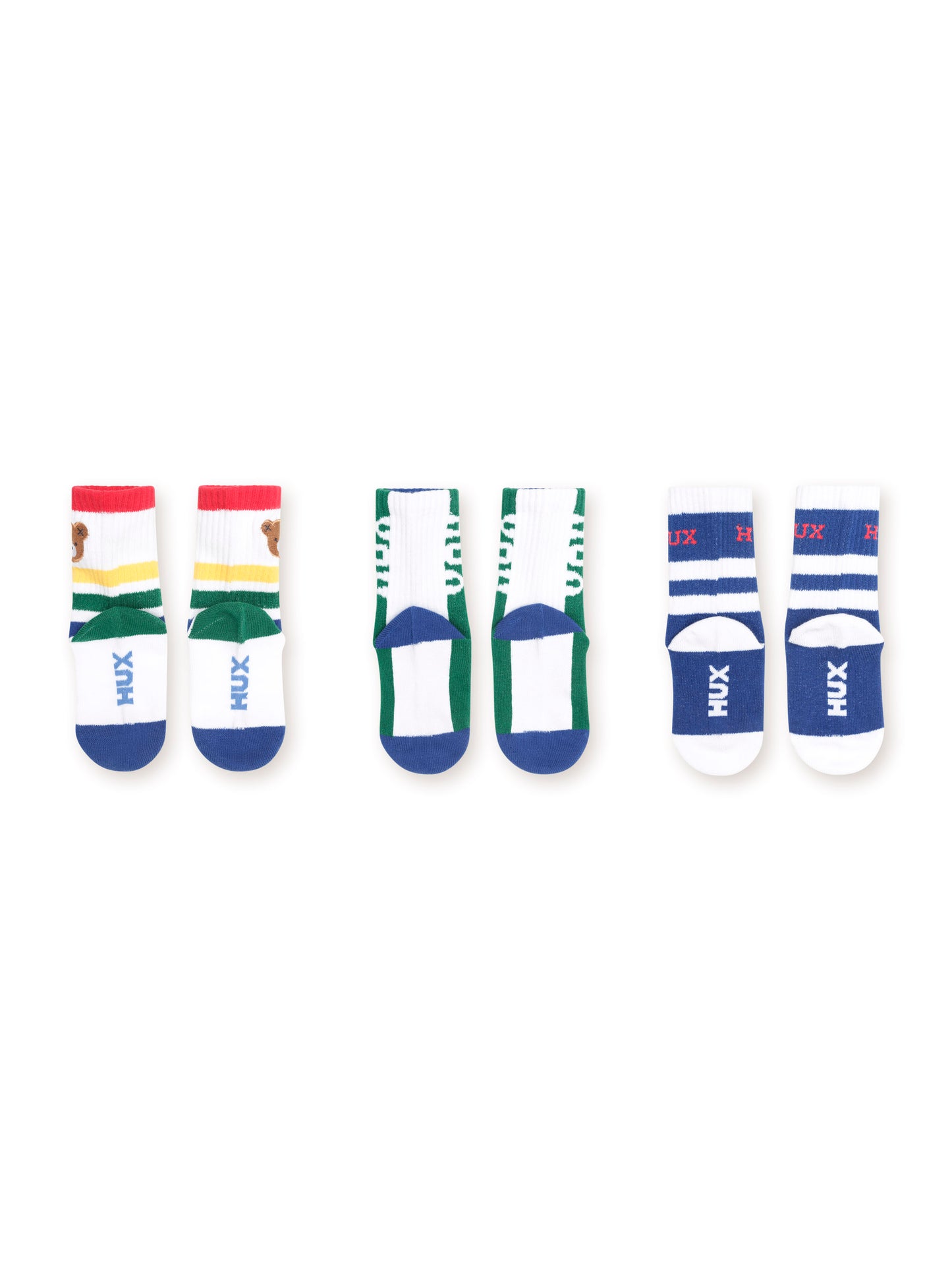 Huxbaby Boys Sports Socks 3pk