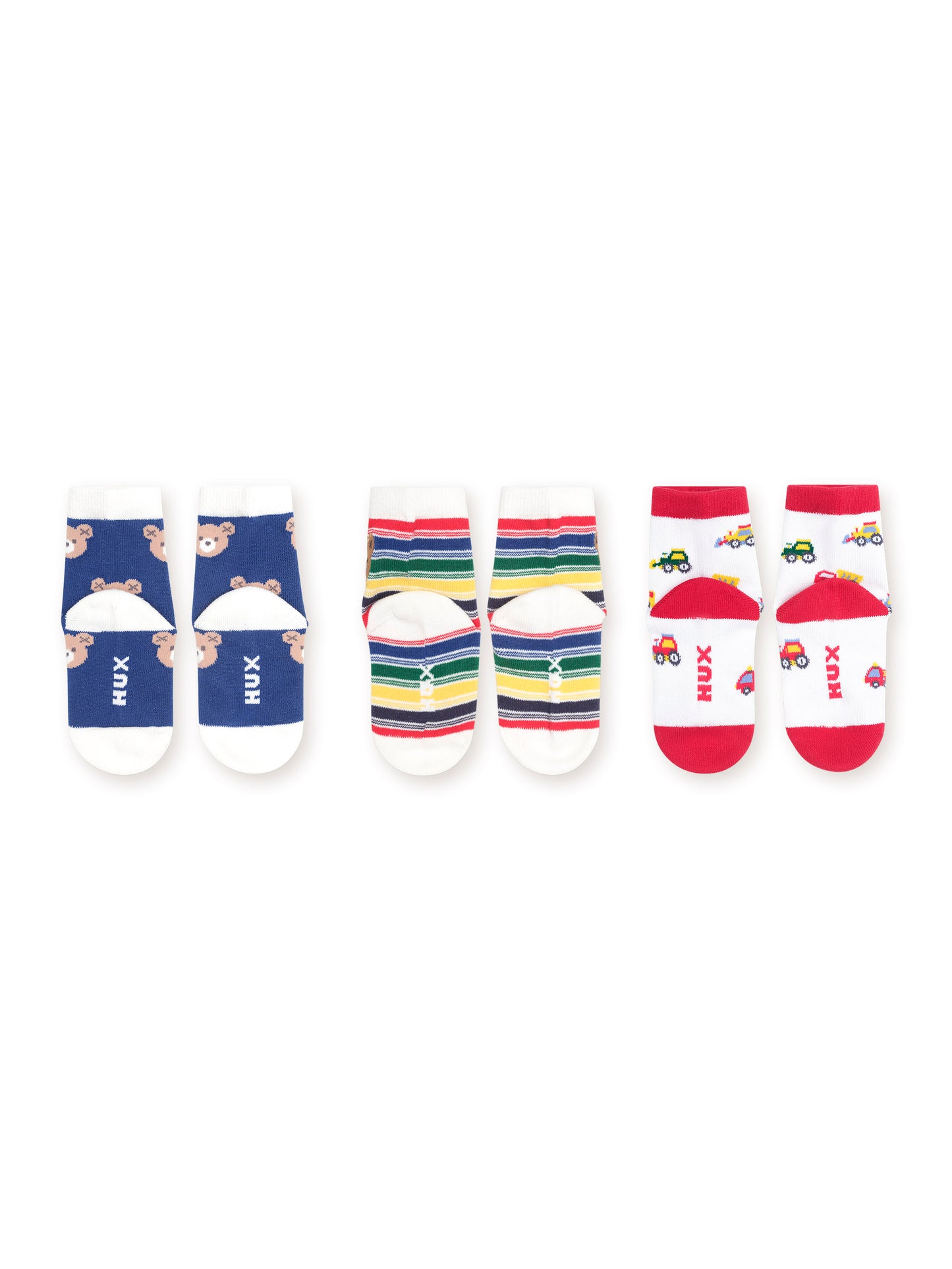 Huxbaby Boys Socks 3pk