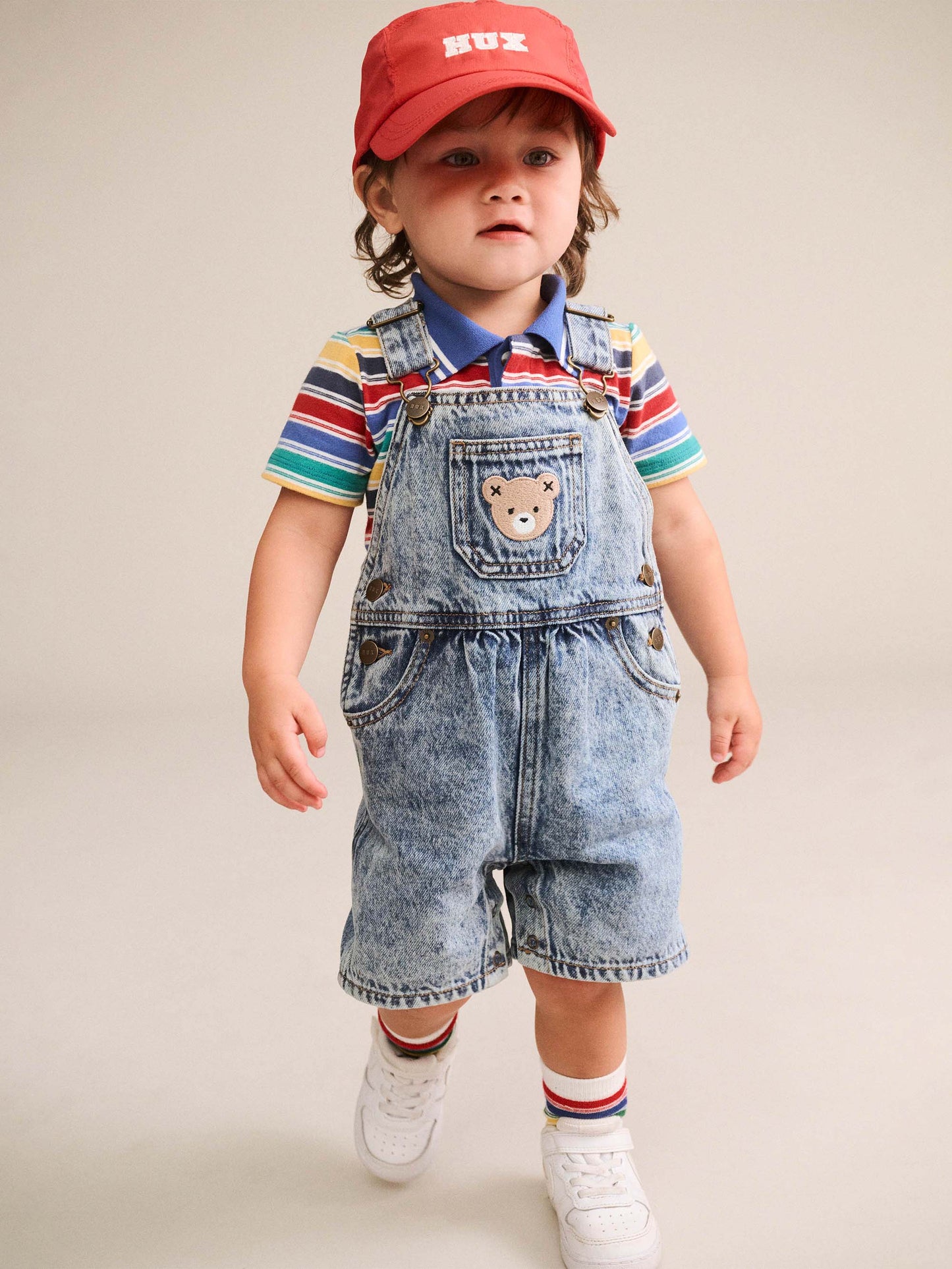 Huxbaby Racer Red Embroidery Hat