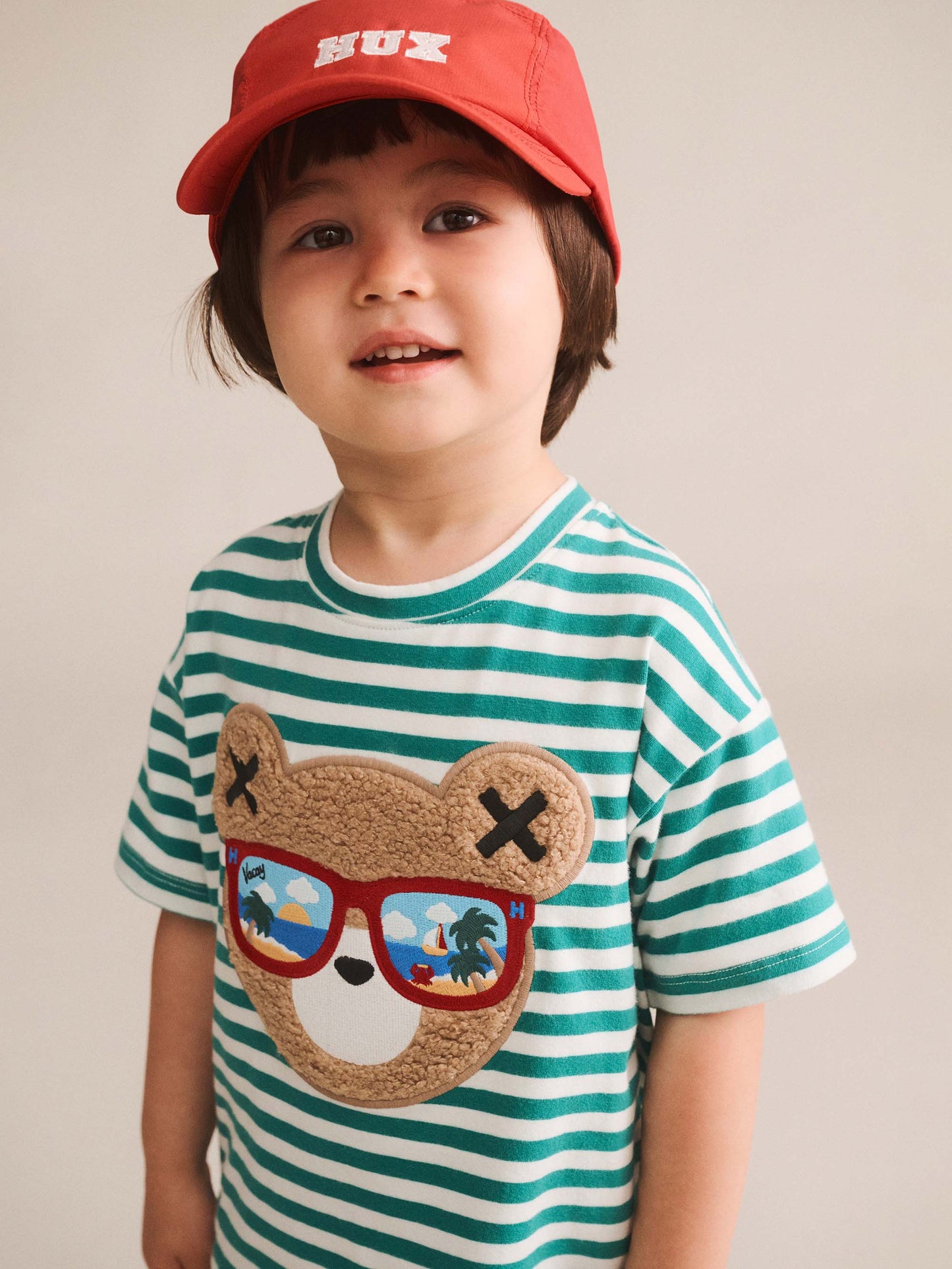 Huxbaby Racer Red Embroidery Hat