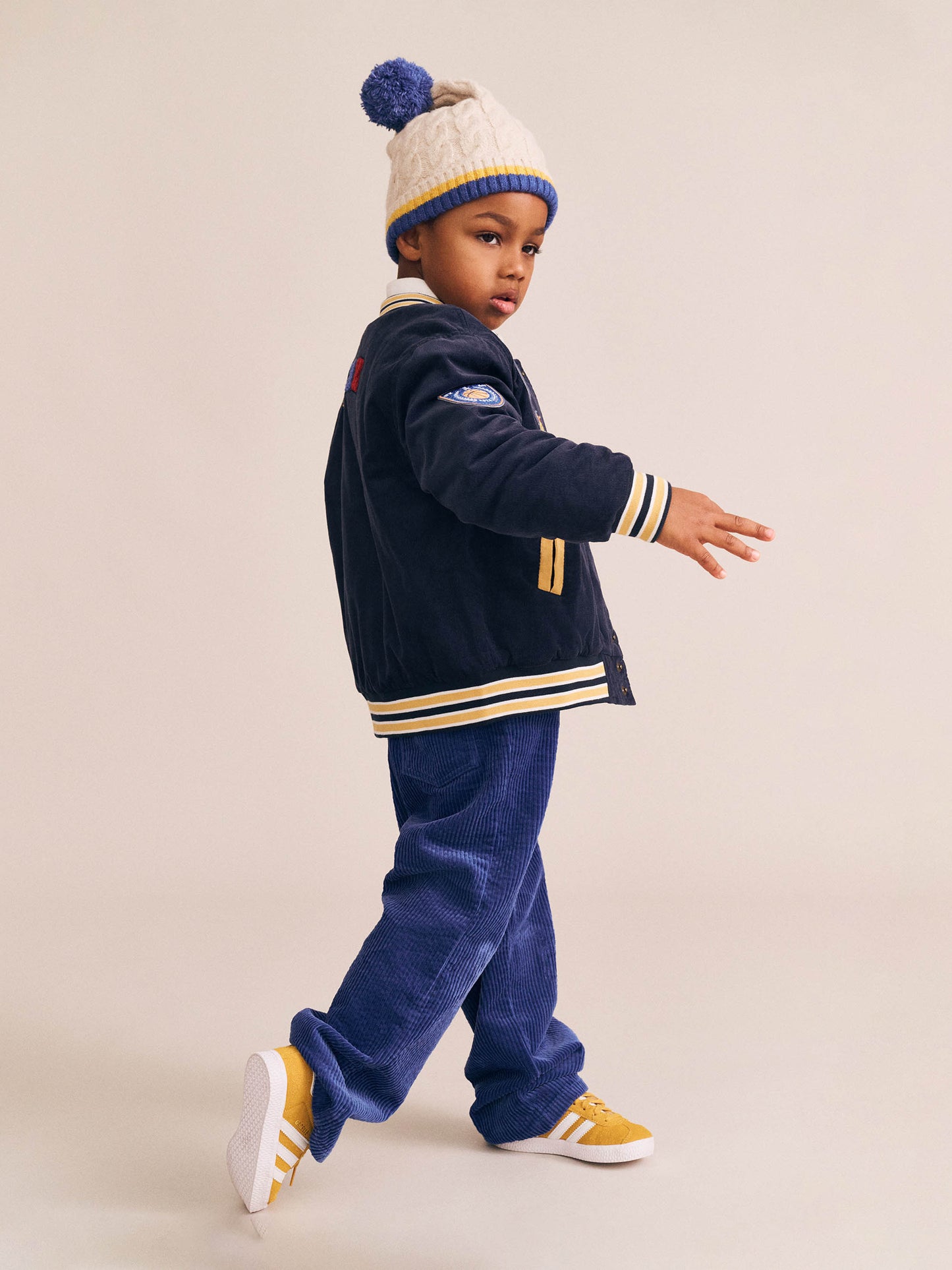 Huxbaby Cable Stripe Beanie