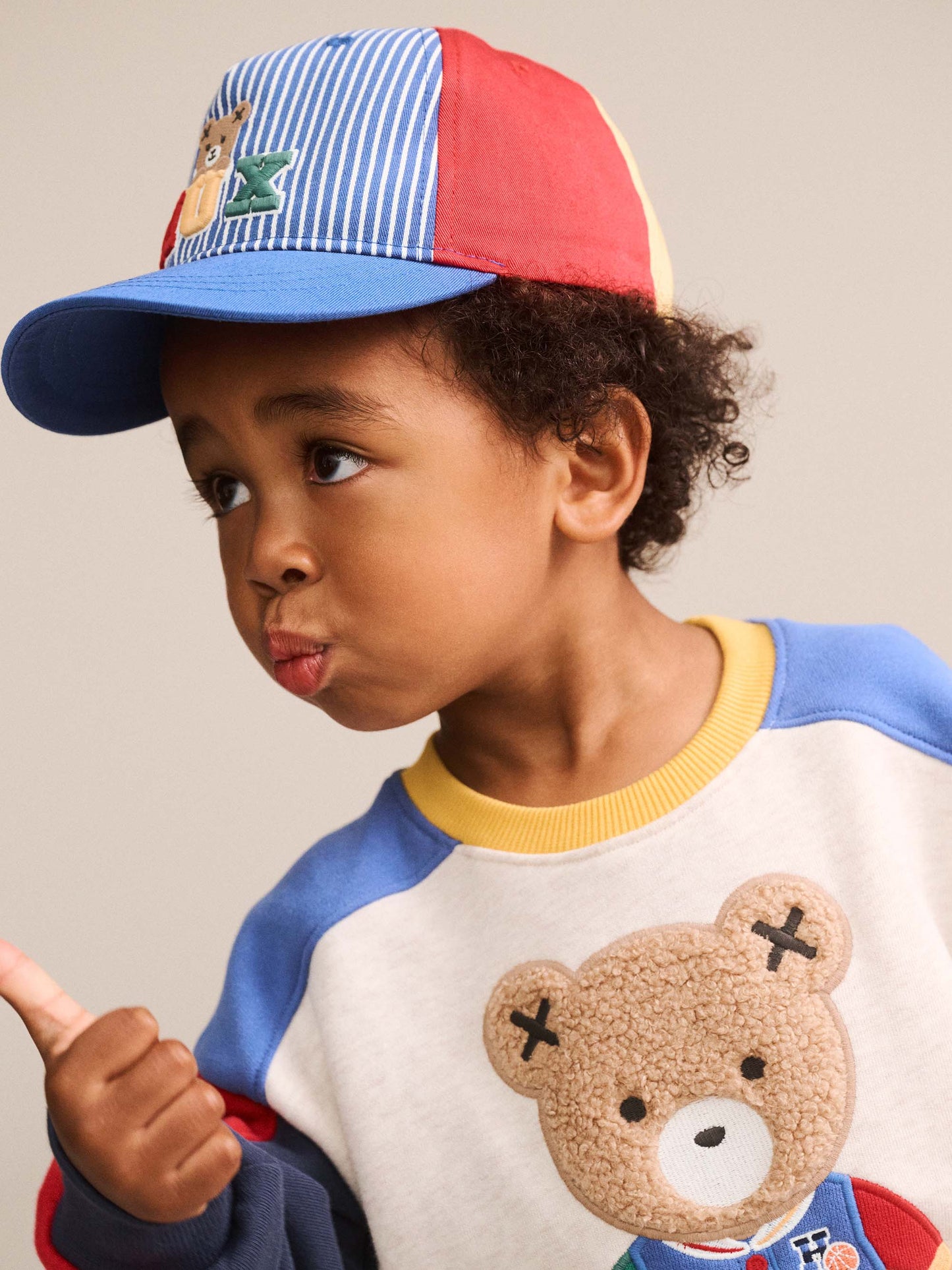 Huxbaby 3D Hux Stripe Spliced Hat