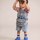 Huxbaby Dreamy Denim Construction Bumbag