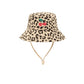 Huxbaby Leopard Cherry Bucket Hat