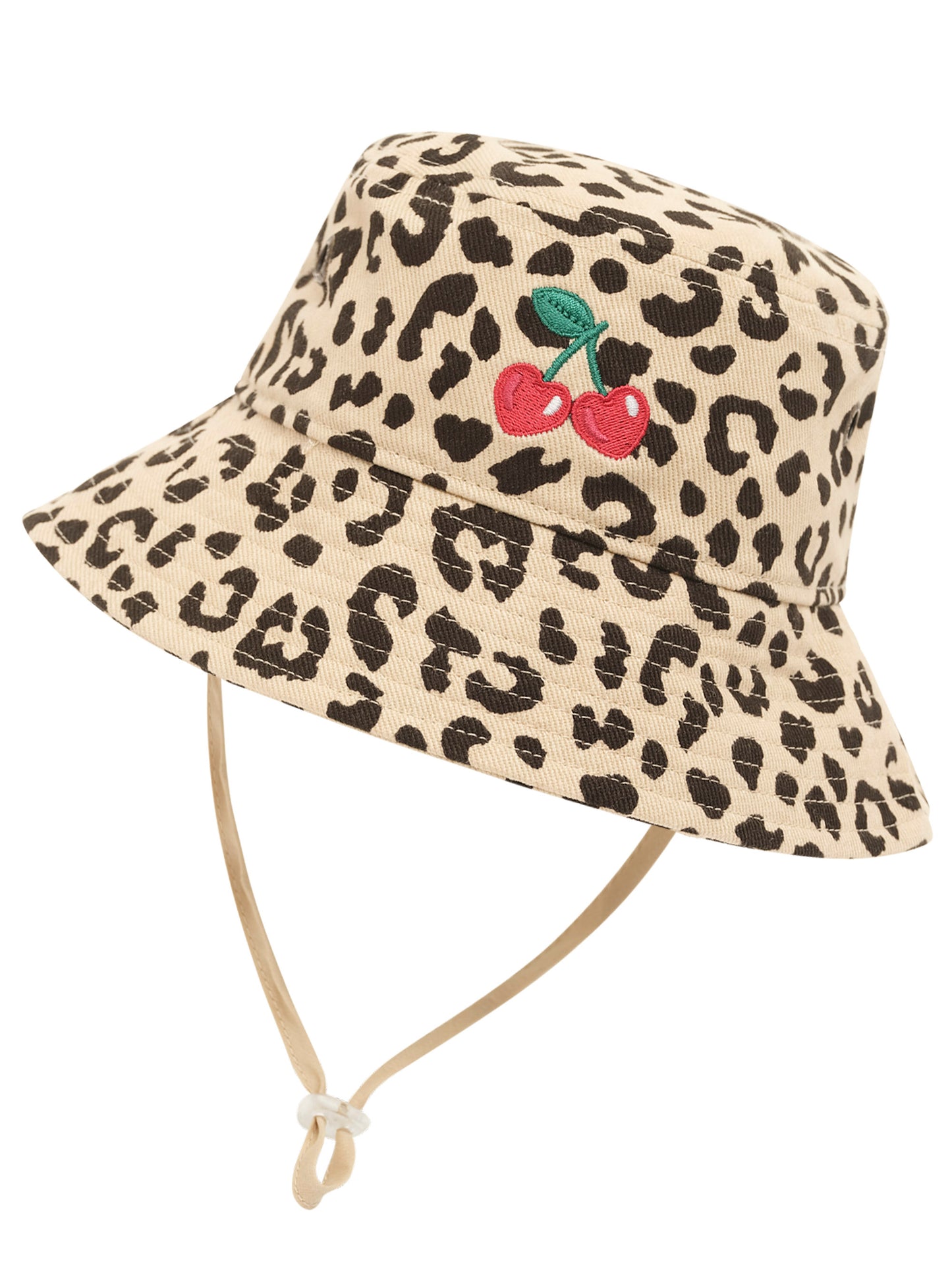 Huxbaby Leopard Cherry Bucket Hat