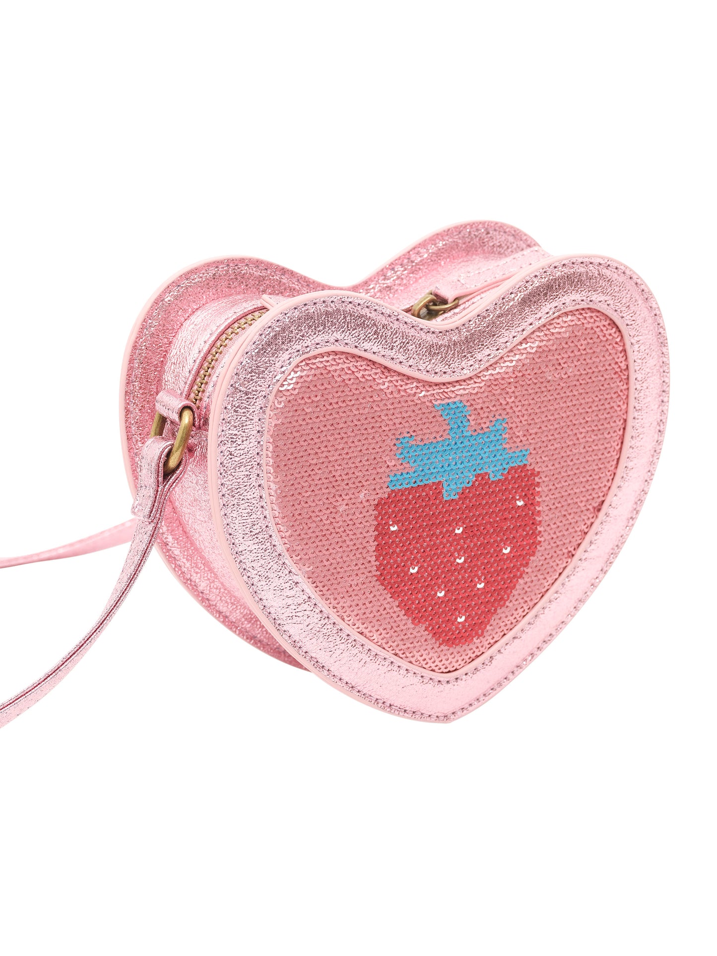 Huxbaby Strawberry Sequin Heart Bag