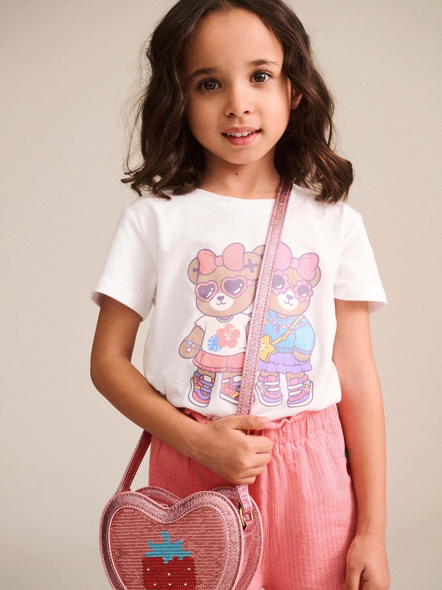 Huxbaby Strawberry Sequin Heart Bag