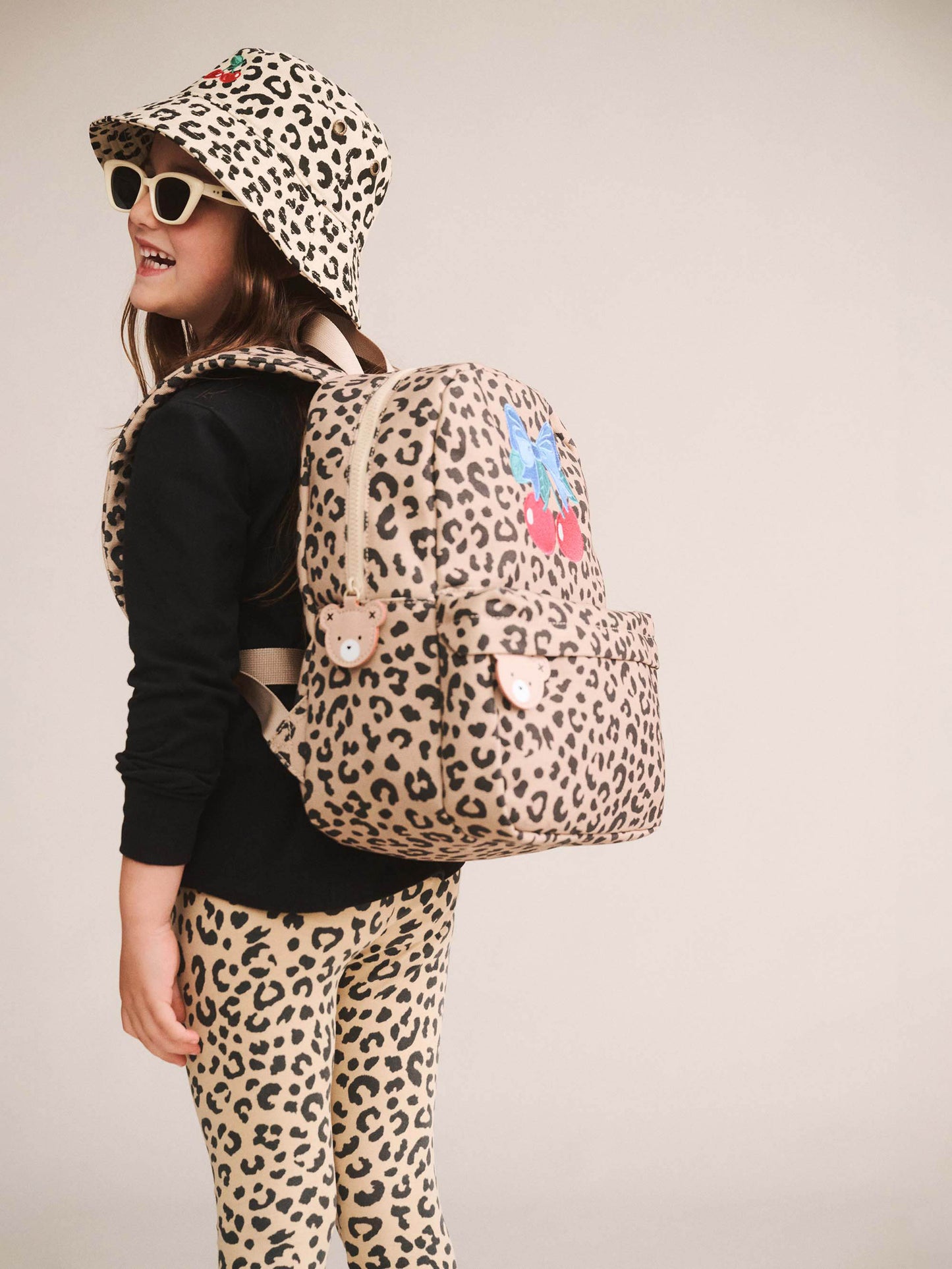 Huxbaby Leopard Cherry Backpack