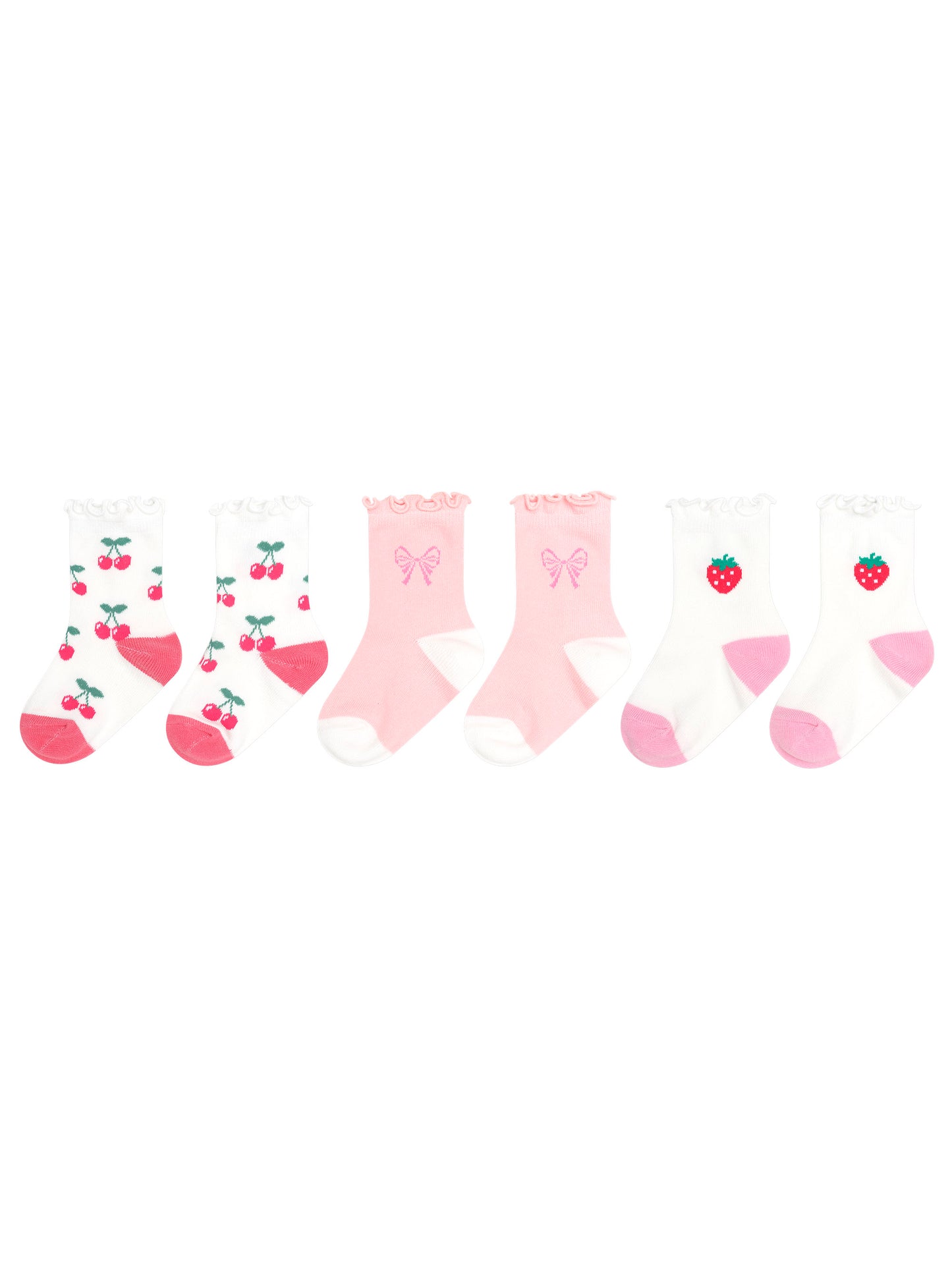 Huxbaby Girls Frill Socks 3pk