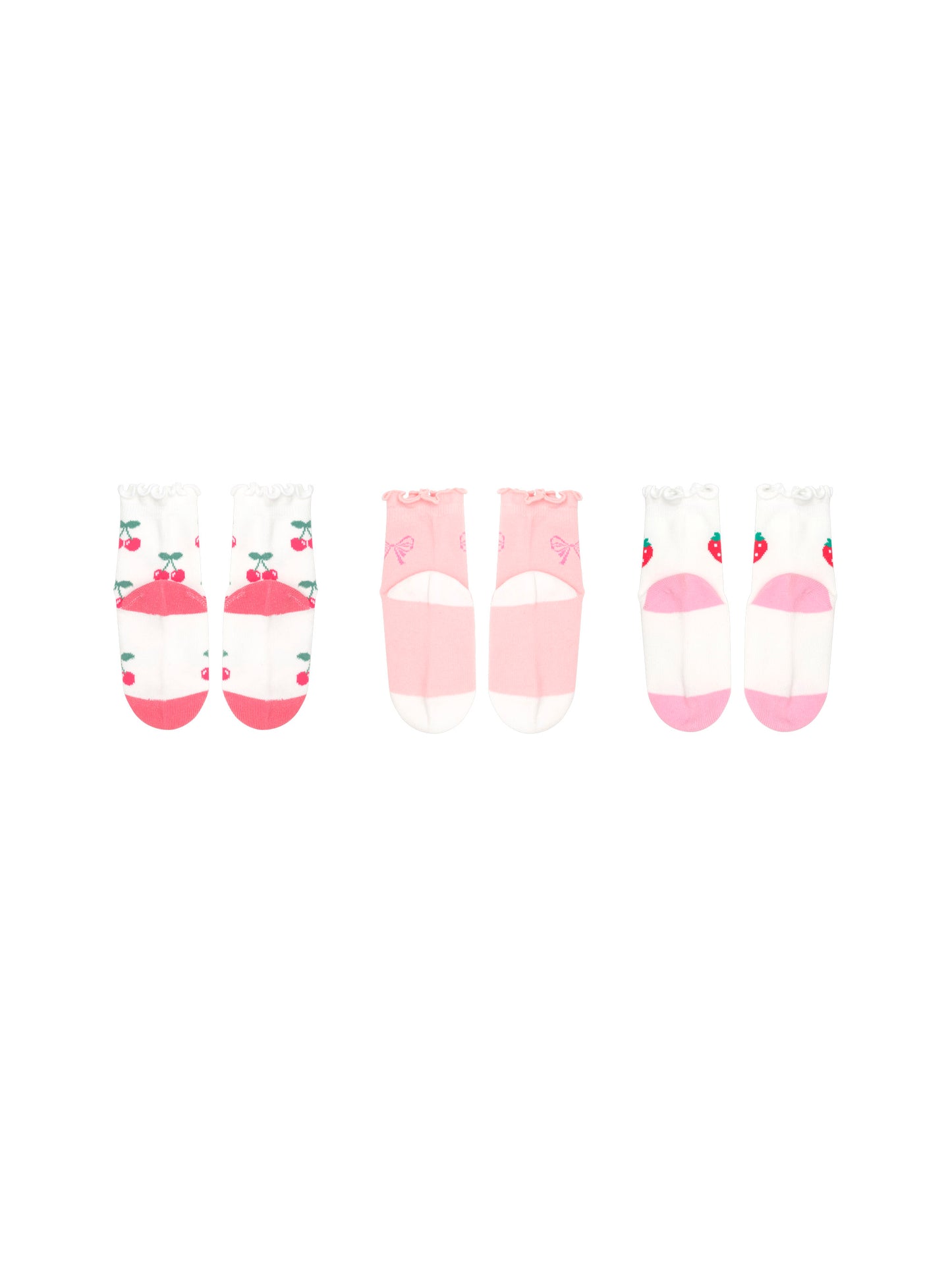 Huxbaby Girls Frill Socks 3pk