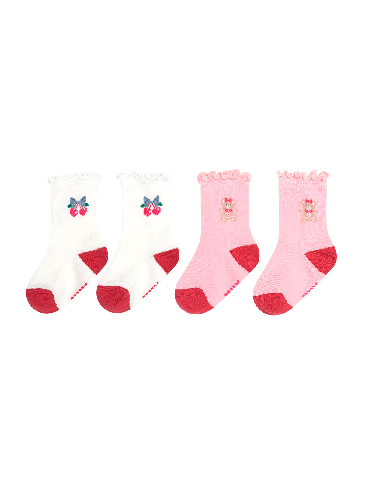 Huxbaby Girls Festive Frill Socks 2pk
