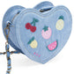 Huxbaby I Heart Fruit Denim Shoulder Bag