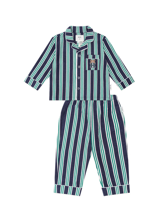 Huxbaby Classic Stripe Flannel PJ's