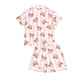 Huxbaby Huxbear Stripe Pjs Strawberry Creme | Almond Milk