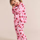 Huxbaby Strawberry Fields Forever Stripe Flannel PJ's