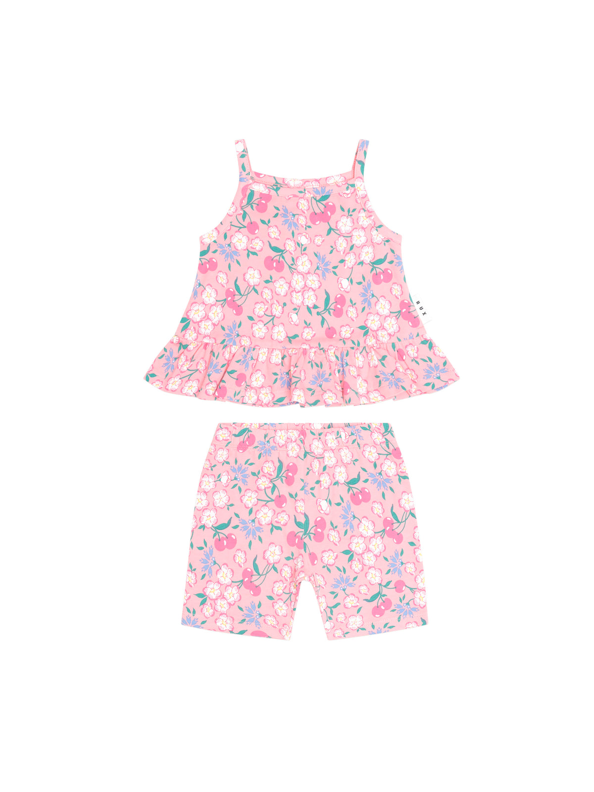 Huxbaby Tropical Cherry Floral 2pc Set