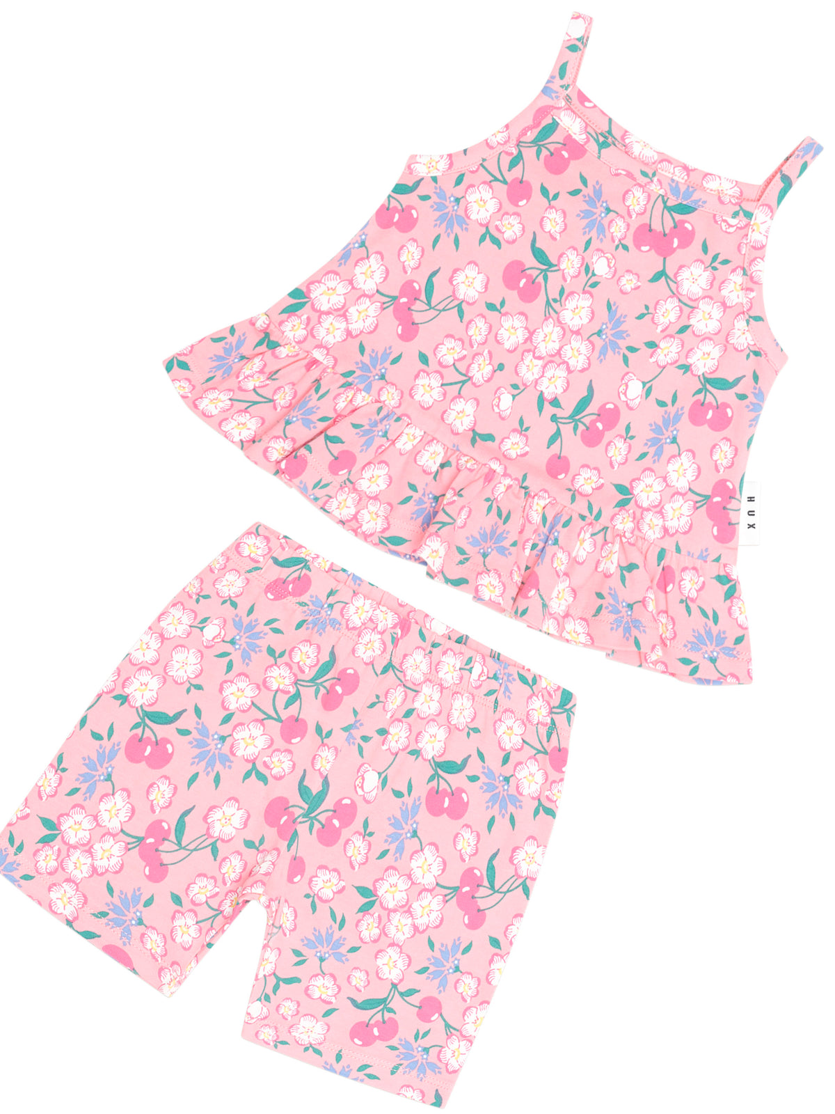 Huxbaby Tropical Cherry Floral 2pc Set