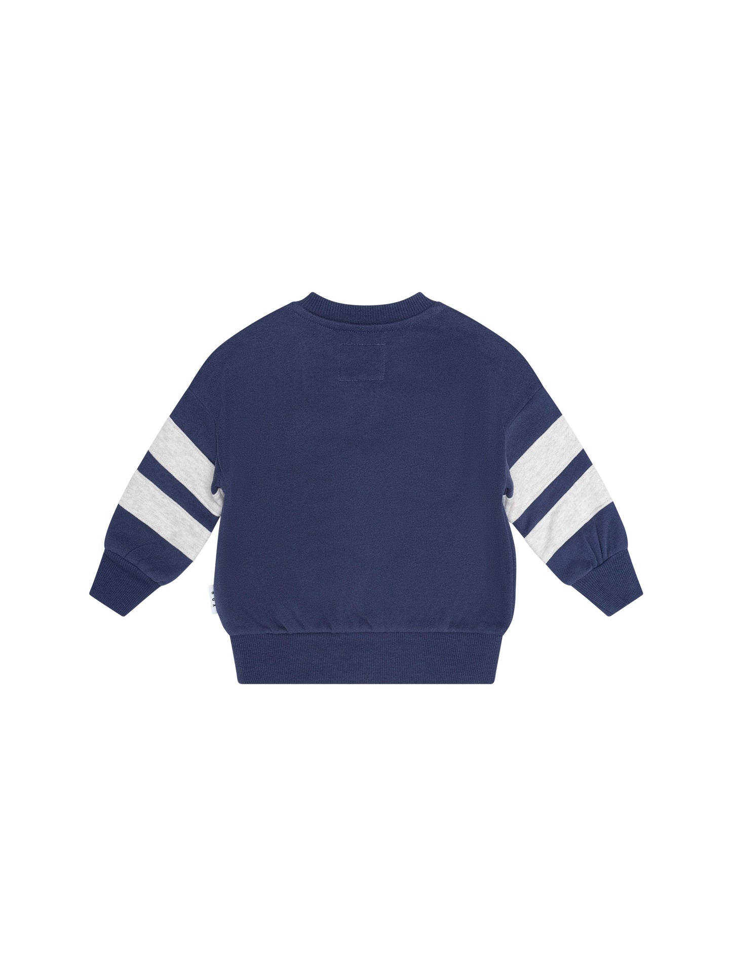 Huxbaby Hux Flocked Spliced Sweartshirt Navy