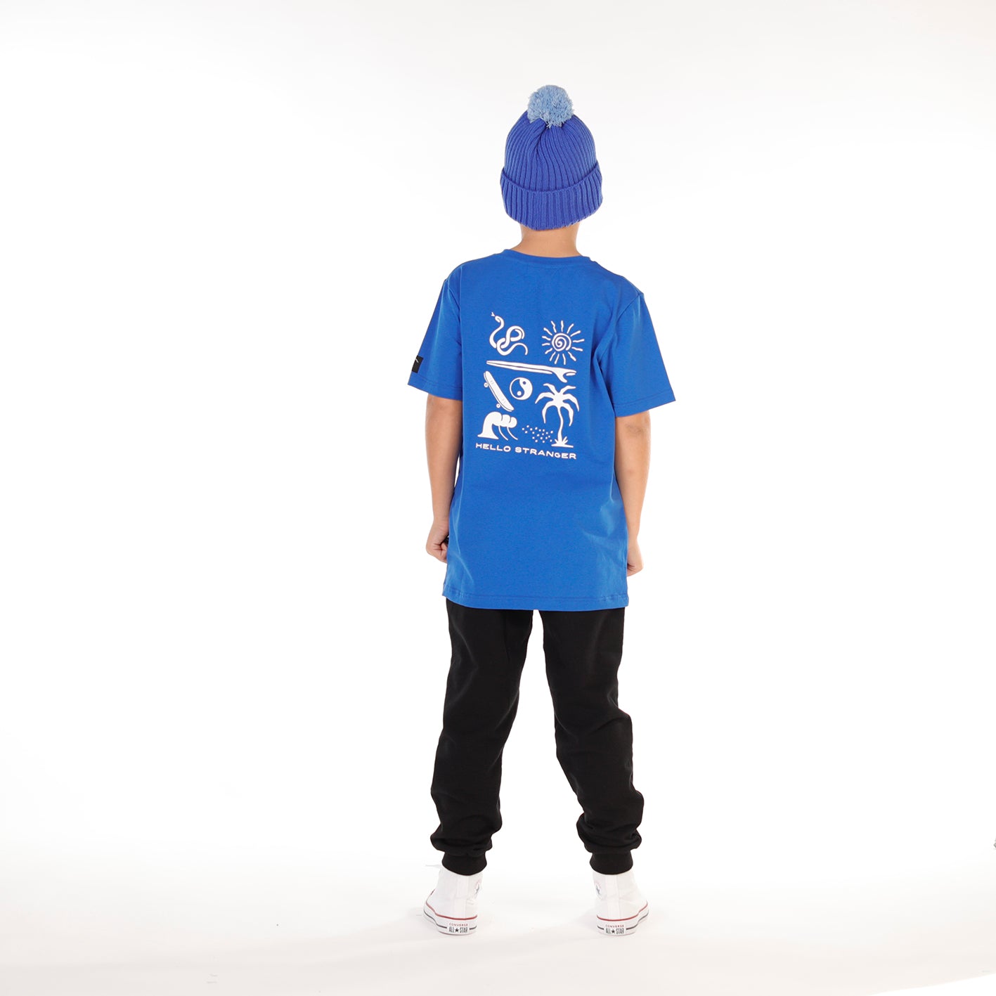 Hello Stranger Explorer Tee Blue