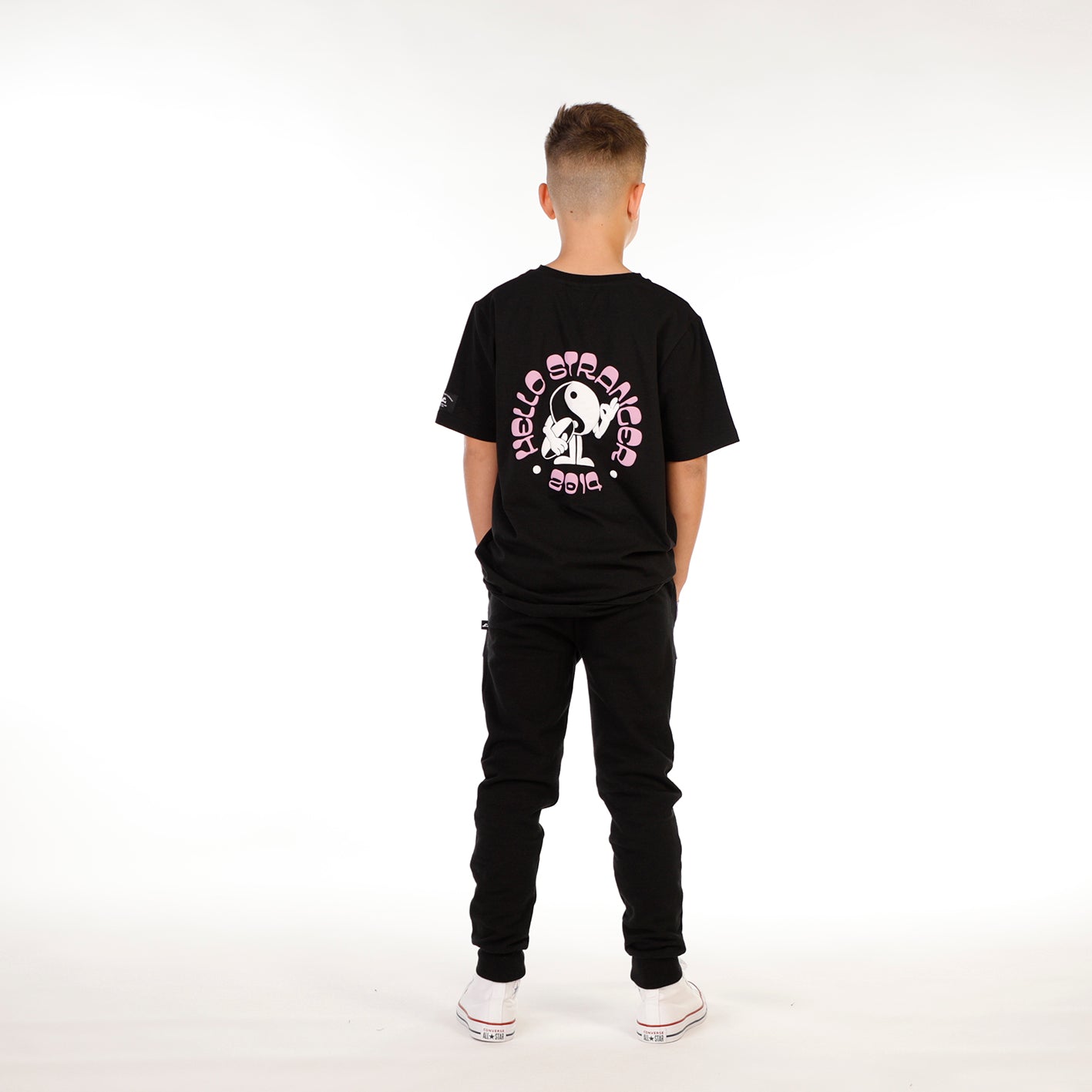 Hello Stranger Peaceman Tee Black