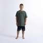 Hello Stranger On Vacation Short Sleeve Tee Khaki
