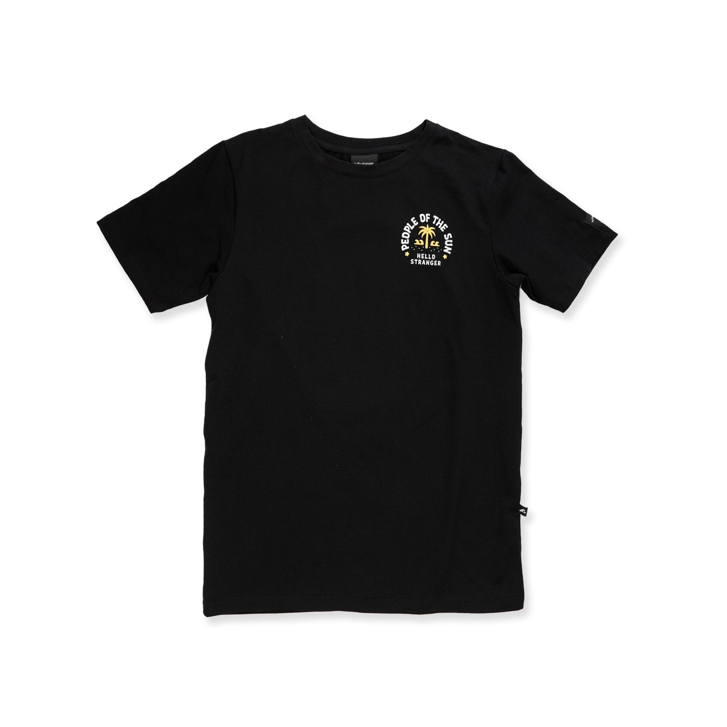 Hello Stranger People Of The Sun Short Sleeve Tee Black Yellow