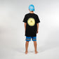 Hello Stranger People Of The Sun Short Sleeve Tee Black Yellow