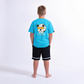 Hello Stranger The Future is Bright Short Sleeve Tee Turquoise