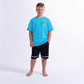 Hello Stranger The Future is Bright Short Sleeve Tee Turquoise