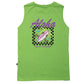 Hello Stranger Aloha Muscle Tee Lime