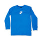 Hello Stranger Peaceman Long Sleeve Tee Blue