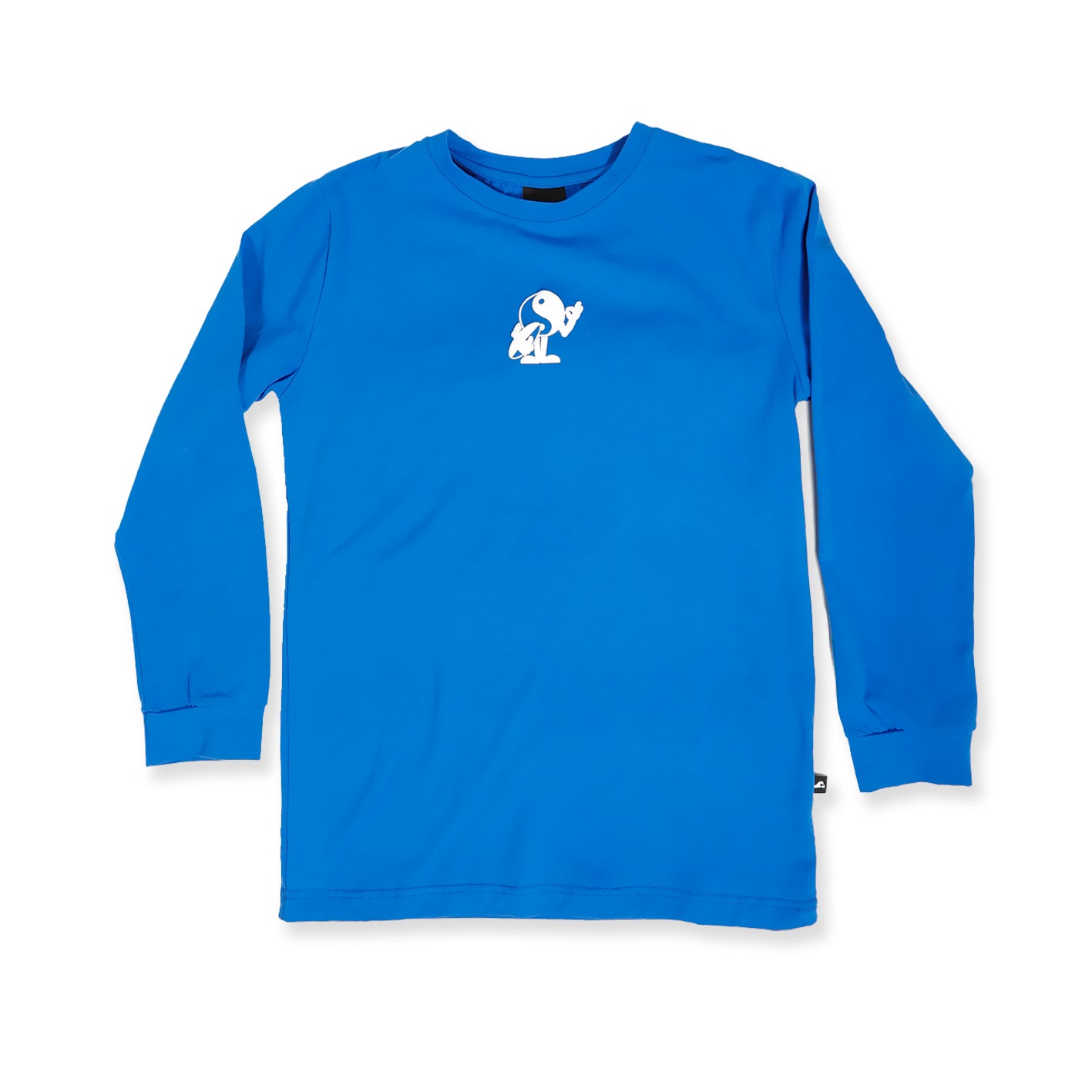 Hello Stranger Peaceman Long Sleeve Tee Blue
