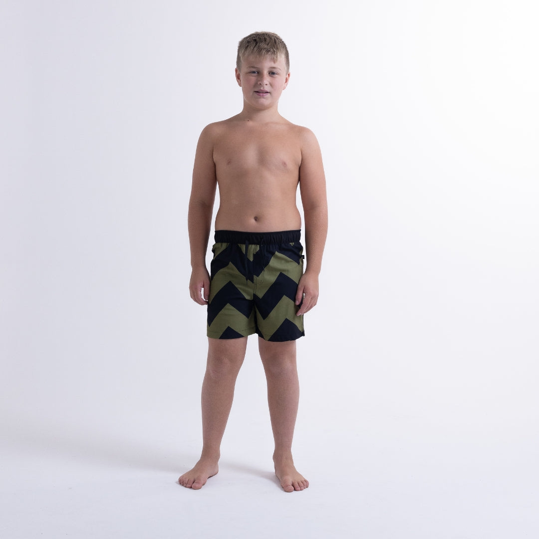 Hello Stranger Break Board Short Khaki Black