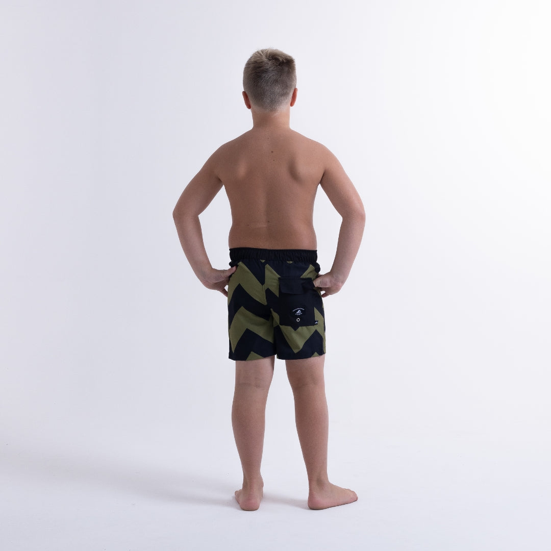 Hello Stranger Break Board Short Khaki Black