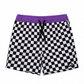 Hello Stranger Grid Board Short Black White Check
