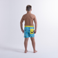 Hello Stranger Palms Board Short Turquoise Print