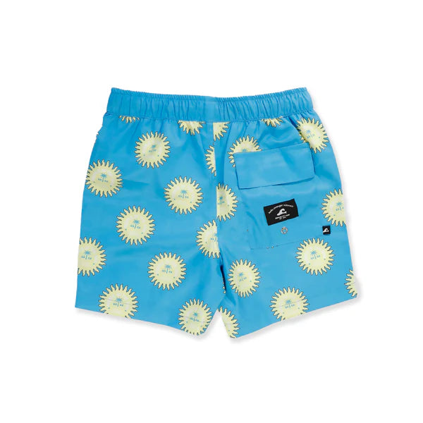Hello Stranger Sun Board Short Blue