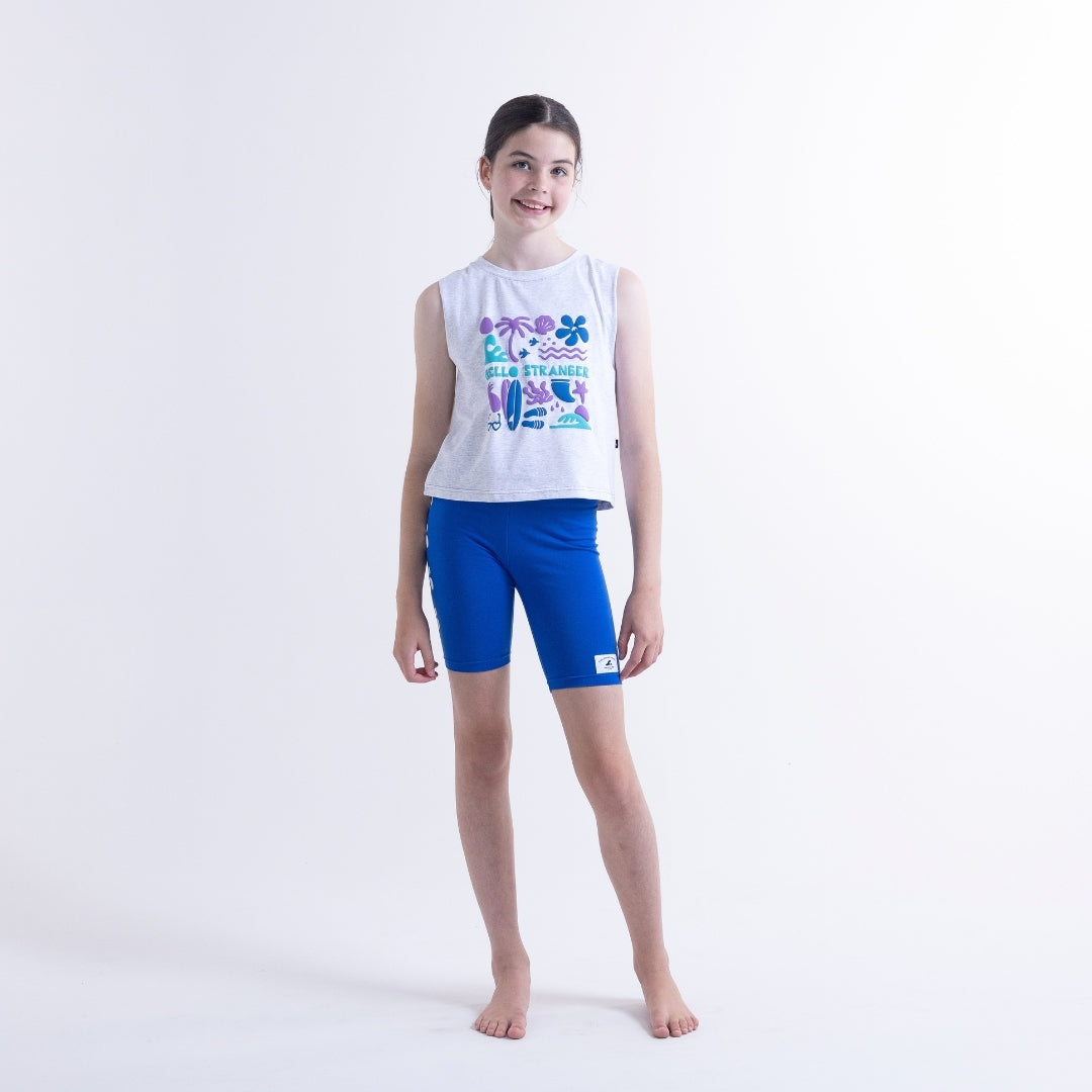 Hello Stranger Bike Tights Blue