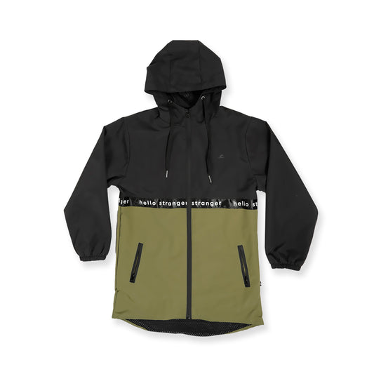 Hello Stranger Better Days Jacket Khaki Black