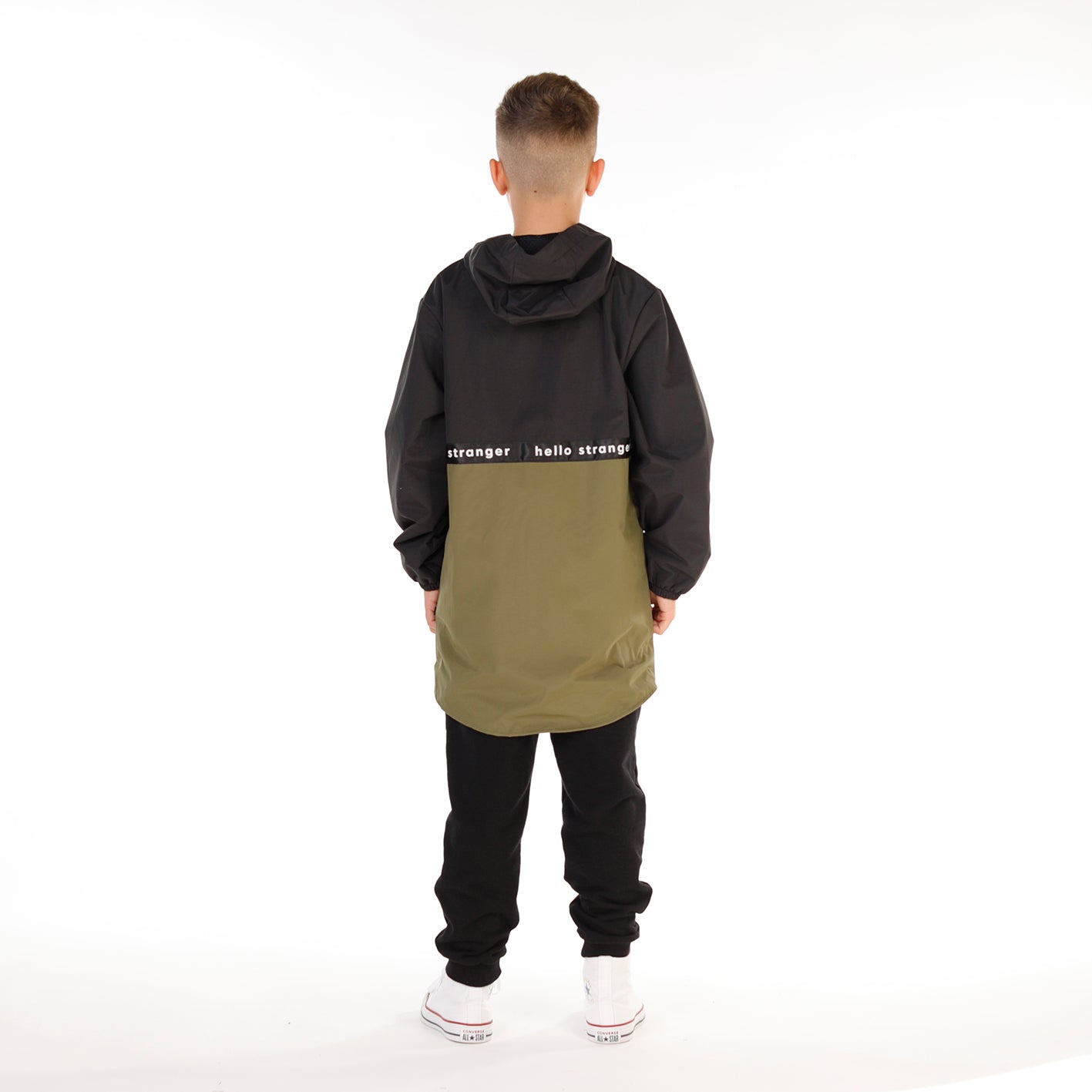 Hello Stranger Better Days Jacket Khaki Black