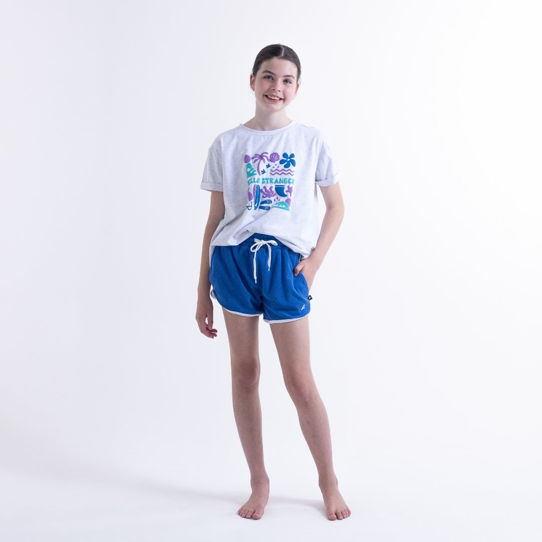 Hello Stranger Coast Short Blue