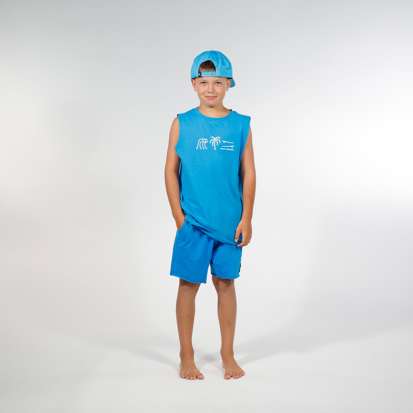 Hello Stranger Walk Short Blue